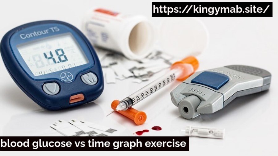 blood glucose vs time graph exercise